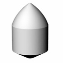 Uhlí řezání bitů typu M24