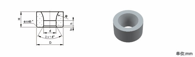 Tungsten carbide Drawing die