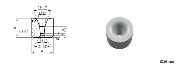 Tungsten carbide Drawing die