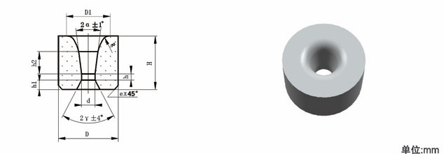 Tungsten carbide Drawing die