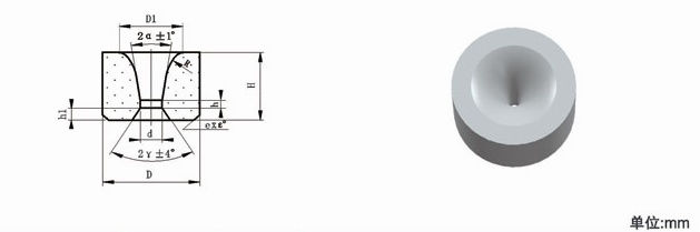 Tungsten carbide Drawing die