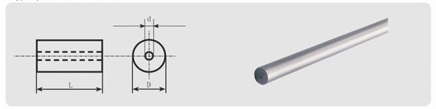 Tungsten carbide Rods with one hole